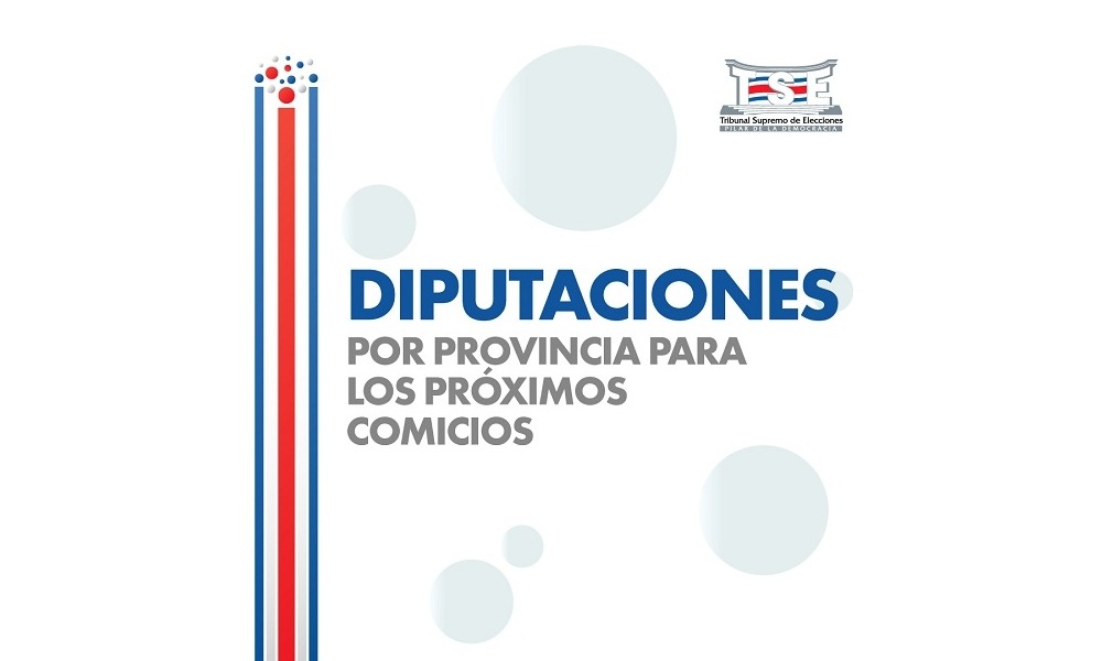 Diputaciones por provincia para los próximos comicios