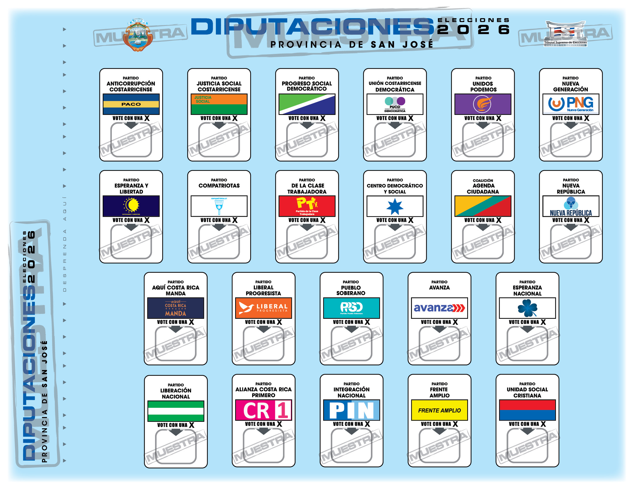 Diputaciones por la Provincia de San José