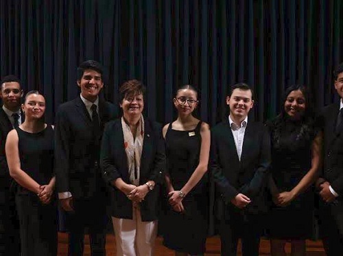 TSE participó en traspaso de poderes de la Escuela de Relaciones Internaciones de la Universidad Latina