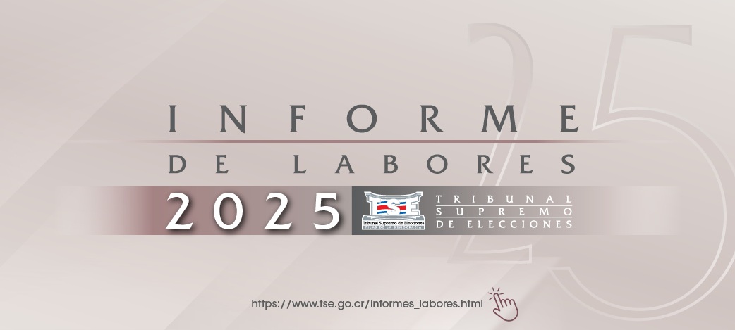 TSE presenta rendición de cuentas del año 2025