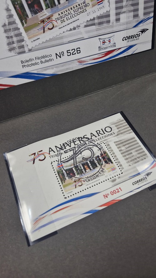 Emisión postal versión 75 aniversario